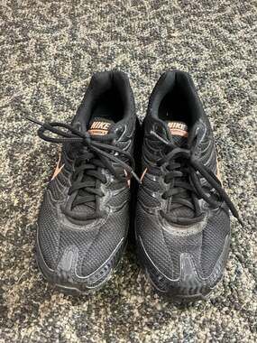 Nike Air Max Torch 4 Women's Running Shoes Black Rose Gold Size 7